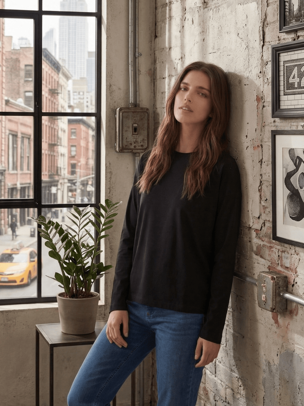 Long Sleeve Boxy Tee