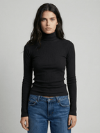 Ribbed Turtleneck