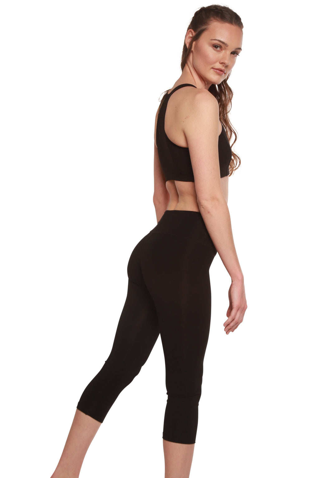 Women's Bamboo Viscose/Cotton Capri Style Leggings